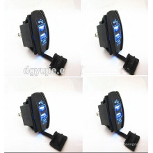 12V 24V 3.1A Moto Voiture Double USB Alimentation Chargeur Port Prise